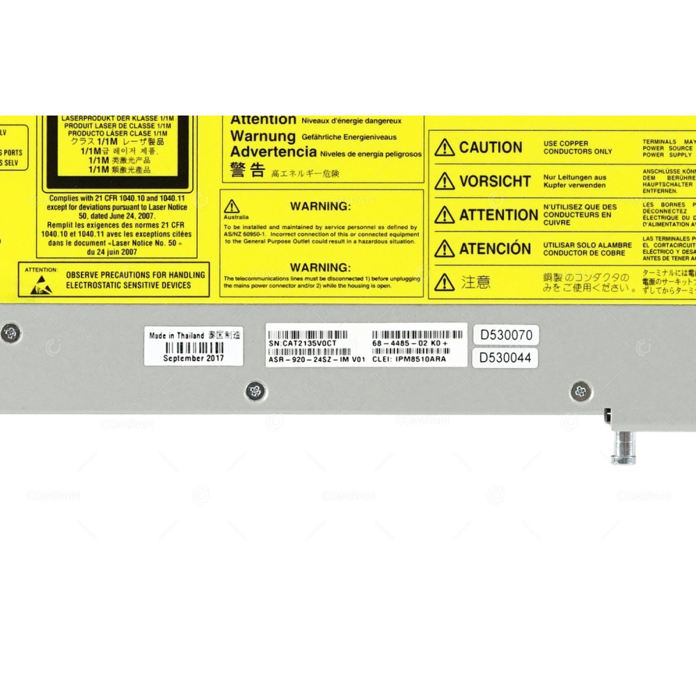 ASR-920-24SZ-IM CISCO ASR920 1.5U 24 PORT 1GB SFP 4 PORT 10GB SFP+ AGGREGATION SERVICES ROUTER WITHOUT OS  ASR920, 68-4485-02